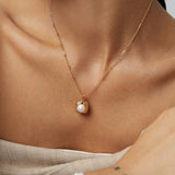 Eternal Pearl Embrace Pendant Necklace | Fiore Di Perle