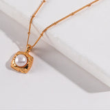 Eternal Pearl Embrace Pendant Necklace | Fiore Di Perle