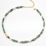 Jade Serenity Pearl Necklace | Fiore Di Perle