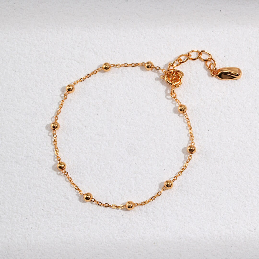 Gilded Harmony Bead Bracelet | Fiore Di Perle